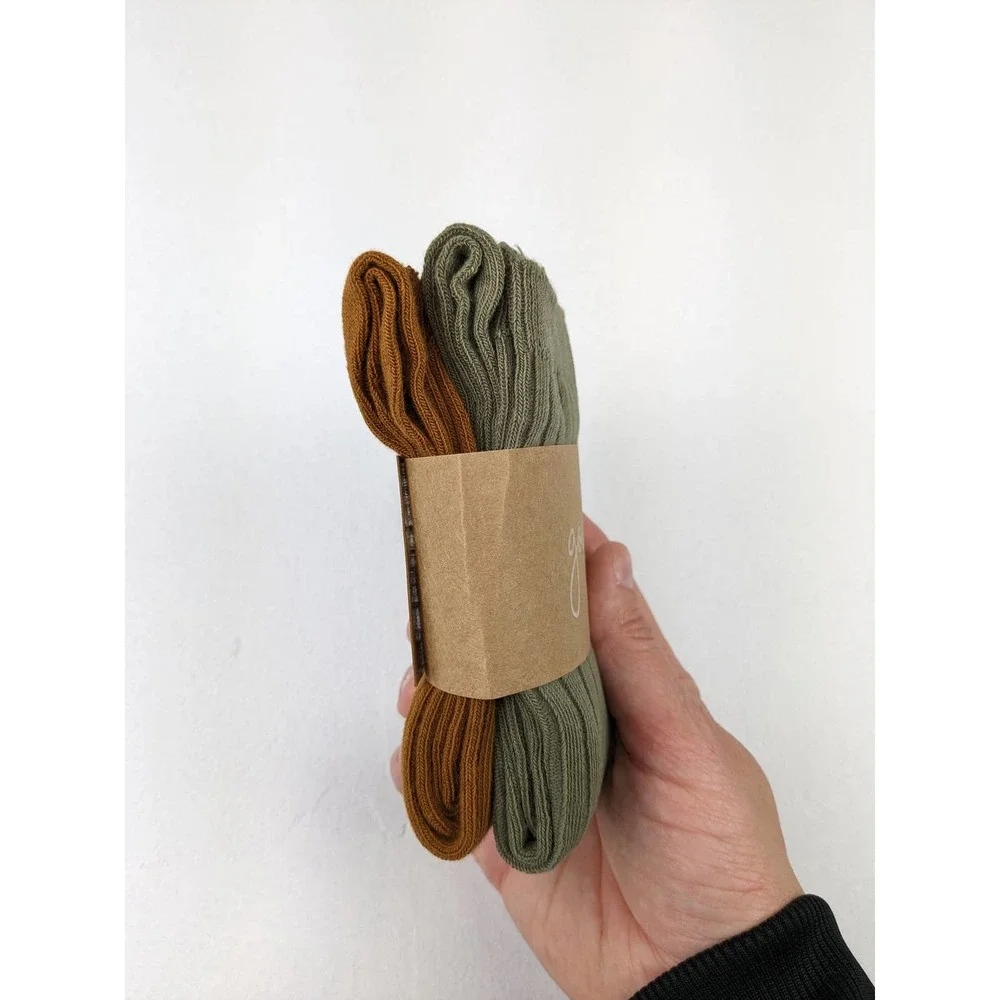 Goumi 2 pk Ribbed Knee Socks